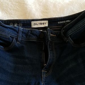 Coco Curvy Straight Leg Blue Jeans